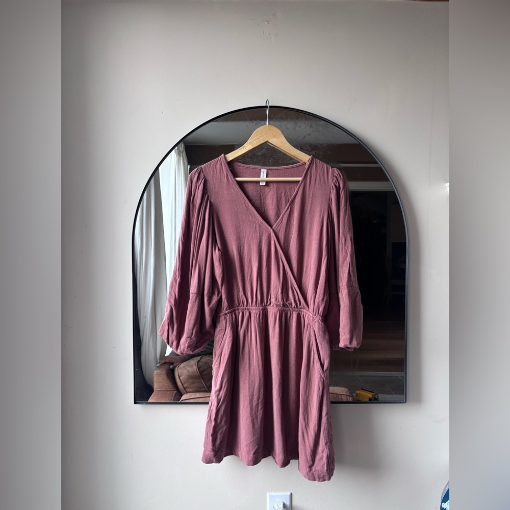 GENTLE FAWN | Kathleen wrap dress in Marron harvest
| size medium - Picture 3 of 6